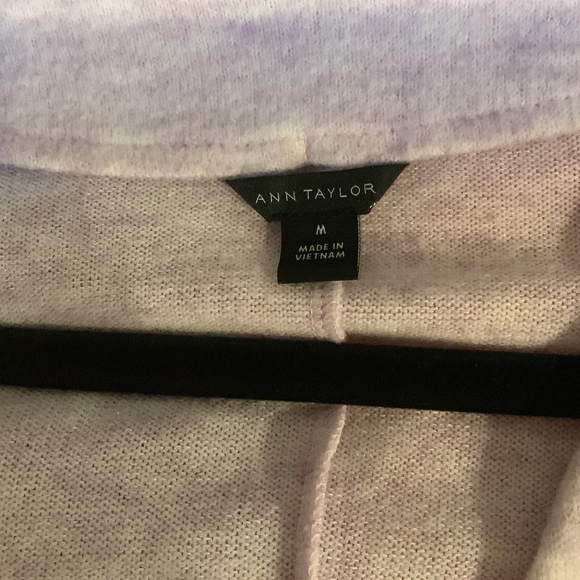 lavender Ann Taylor cropped sweater - Picture 3 of 3